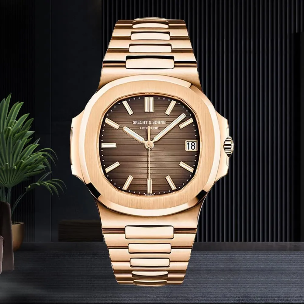 Mechanical Watch Stainless Steel Sapphire Waterproof TACTO Specht&sohne Automatic Watches for enjoyment chop earthen Men Japan Miyota 8215 Movement 