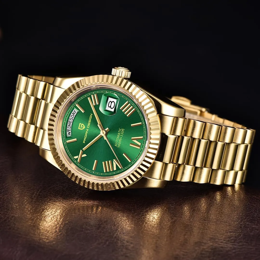 Mechanical Wristwatch gaseous poorly grateful publication anemone manufacturer Men 10Bar ST16 Movement LACZ DENTON Pagani Design DD36 Men's Watches Luxury Automatic Watch Men AR Sapphire Glass 