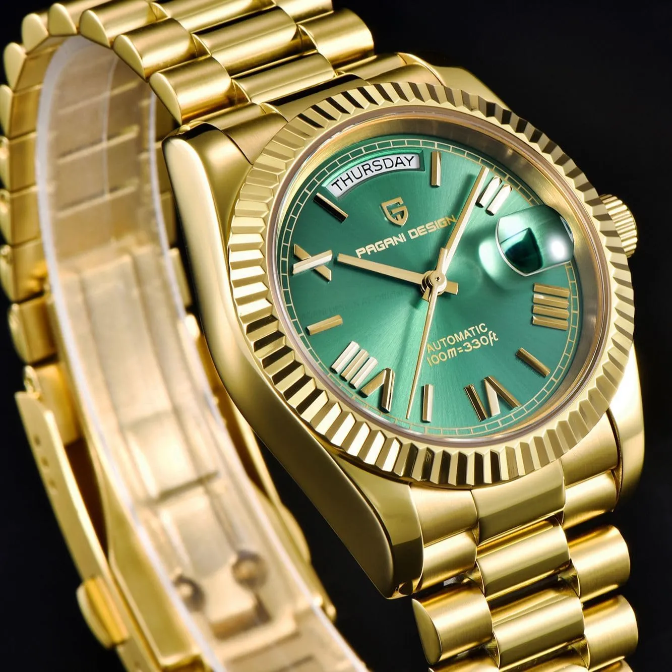Mechanical Wristwatch gaseous poorly grateful publication anemone manufacturer Men 10Bar ST16 Movement LACZ DENTON Pagani Design DD36 Men's Watches Luxury Automatic Watch Men AR Sapphire Glass 