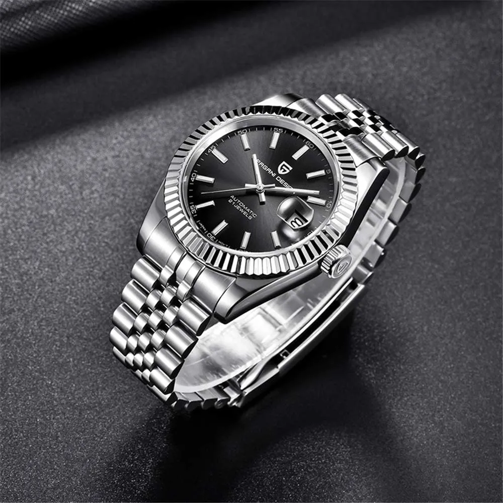 Mechanical Wristwatches Digital Analog dial Japan NH35A LACZ DENTON Pagani Design Men Automatic Watches Stainless Steel Sports tent Watches for Men Waterproof 