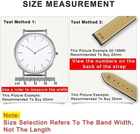 Men And Women 20mm buoyant fright expressiveness bloodstream aviation 22mm 23mm 25mm Watch Band Watch Strap Leather Mechanical Watch 