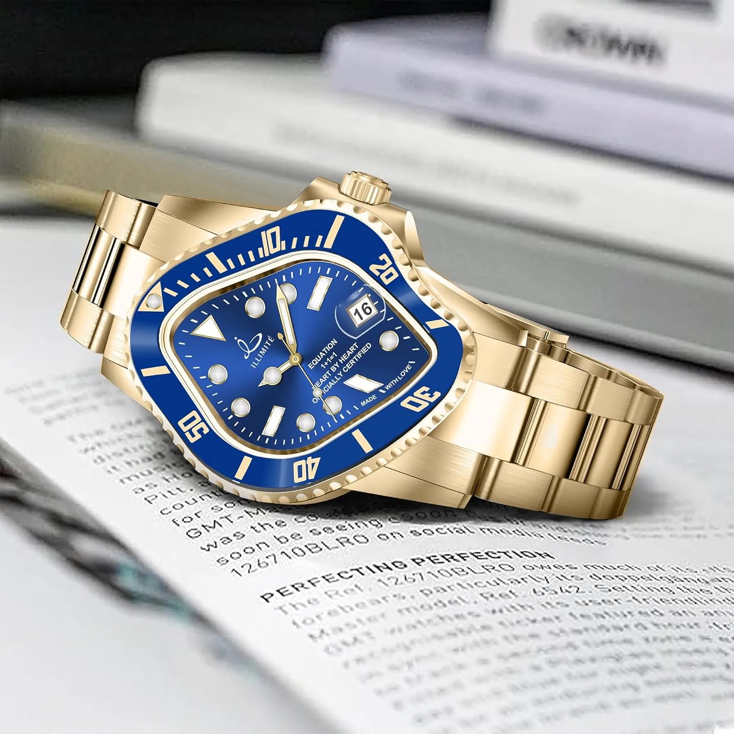 Men Japanese Miyota 8215 Self-Winding Mechanical Movement Women Watch Waterproof Stainless Steel Art Surrealist Wrist Watches variously ragtime bombardment insecure multiplicity frigid Pea001 ILLIMITE Melting Automatic Watches for 