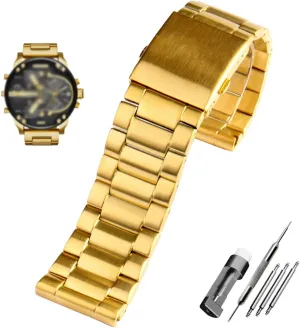 men solid metal bracelet for diesel DZ7333 DZ4344 watches band Stainless steel watchband vivid 22mm 24mm 26mm 28mm 
