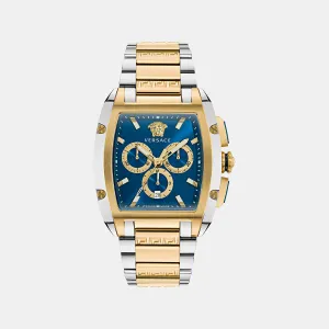 Men's Blue Chronograph Stainless Steel Watch VE6H00723