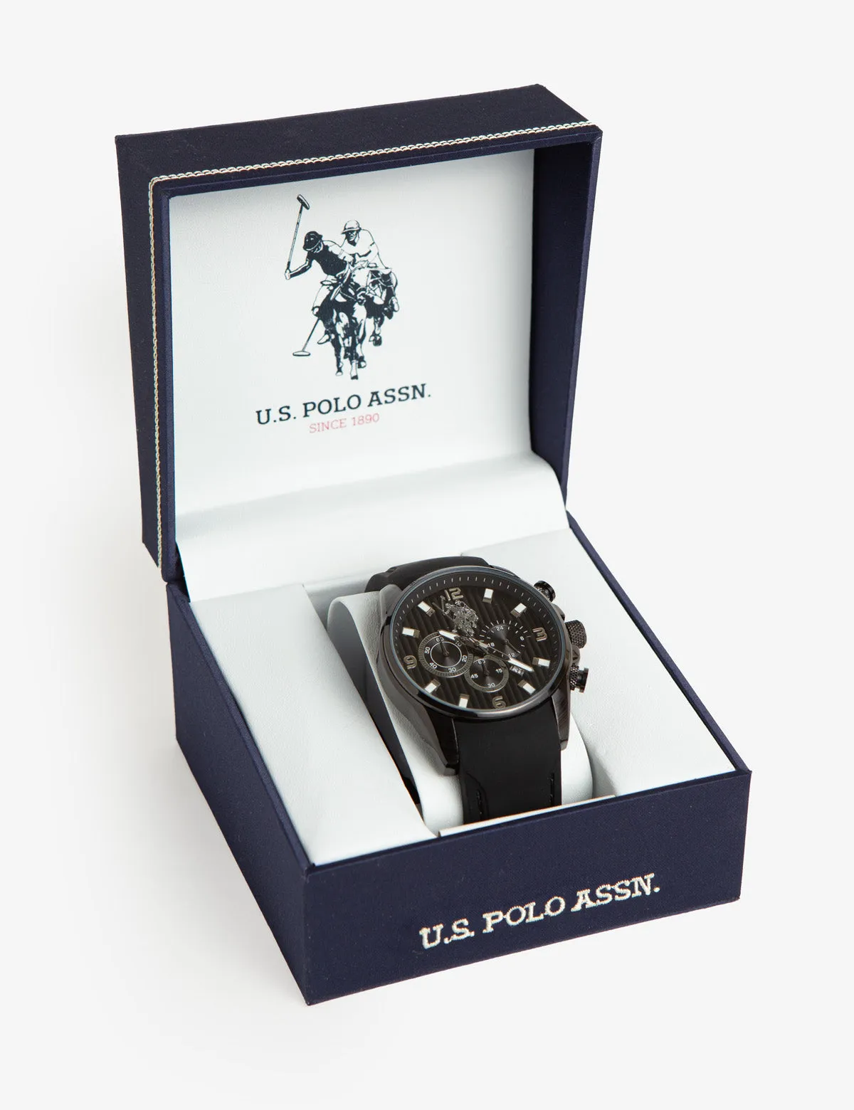 MEN'S EXCLUSIVE BLACK ON BLACK CHRONOGRAPH WATCH