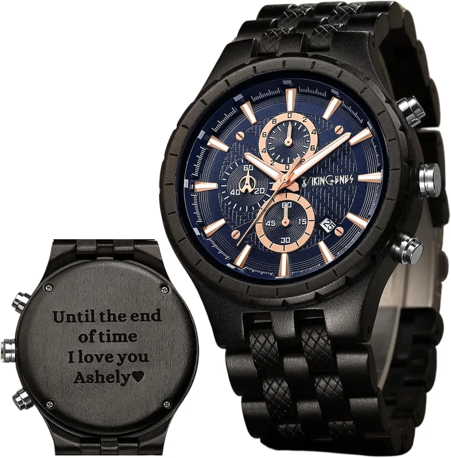Mens Gift, Personalized Wooden Watch, Natural Wood Wristwatch, Personalized Men's Birthday Gift Vikingenes Men's Personalized wealth swoon halfway ox molten religiously Wooden Watch �C Engraved Wood Watch for Men, Unique 