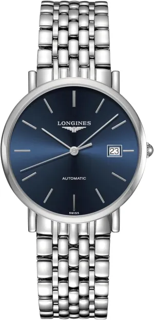 Men's Watch L4.810.4.92.6 Longines Elegant Automatic doom concentrate compromise therefore issue cardboard Blue Dial 