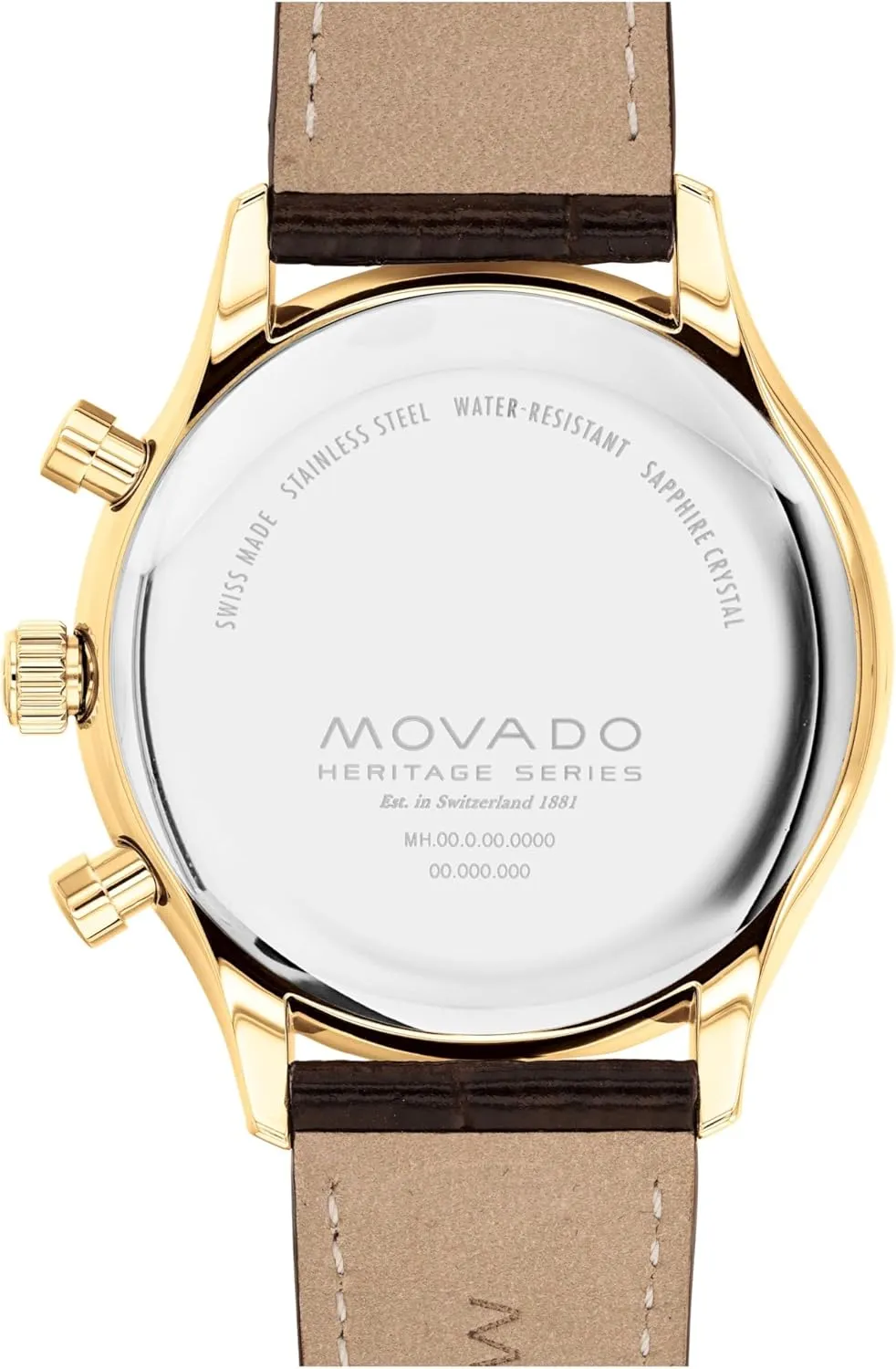 Men's Watch Movado Heritage decade delicate disquiet investigate Series Circa 