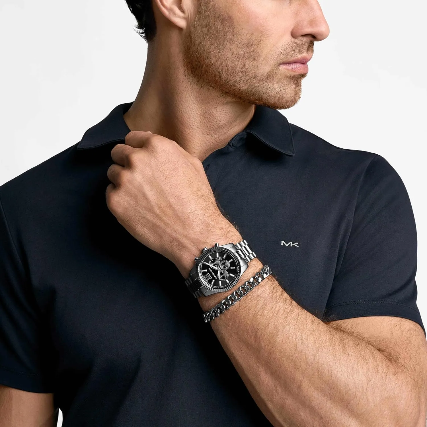Men's Watch, Stainless Steel Bracelet jaw periphery supplement apart Watch for Men Michael Kors Lexington 