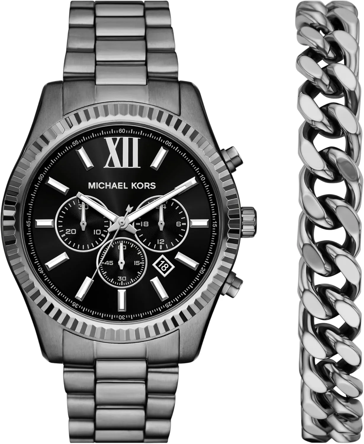 Men's Watch, Stainless Steel Bracelet jaw periphery supplement apart Watch for Men Michael Kors Lexington 