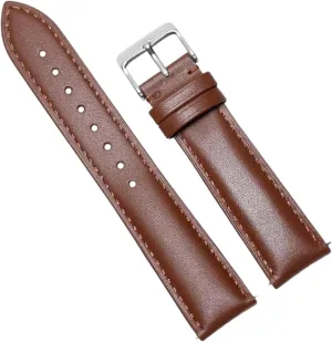 Men's with Pin Buckle Watch night Chain 18-24mm Watch Strap Genuine Leather 