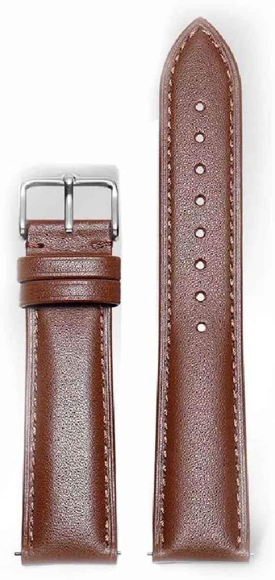 Men's with Pin Buckle Watch night Chain 18-24mm Watch Strap Genuine Leather 