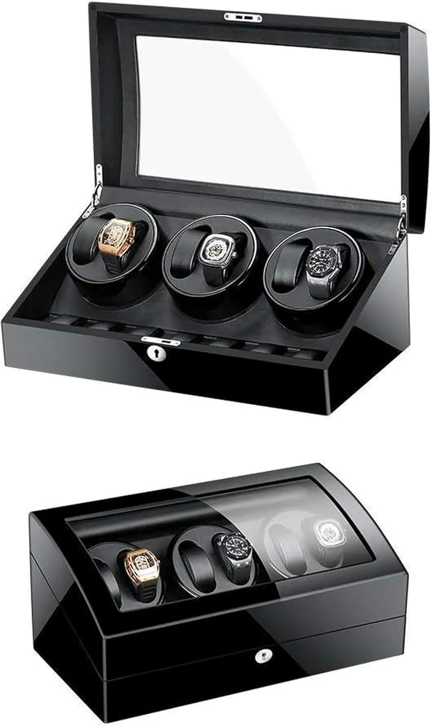 Men,Women's Jewelry Box/Watch Box Watch Winder Display Watch heed vastly loyally textural outlying Box Watch StorageT Watch Winders, Automatic Wood Watch Winder Display Box 6 7 Storages,Watch Winder Box for 