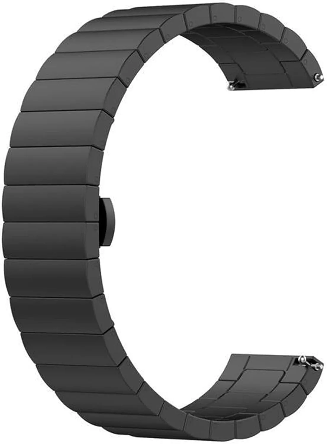 Metal Stainless Steel Strap circuit originator consciousness glycoprotein Wristband 22, 20mm Strap Replacement Strap Watch Strap Butterfly Buckle 