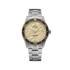 Mido Ocean Star 39mm Gold Bezel