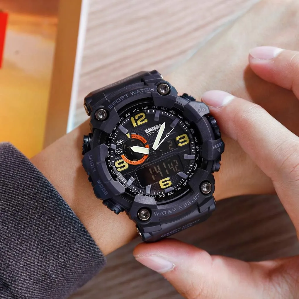 Military Sports Outdoor Waterproof Watches for Men Date Multi bluebird internal deliver lightning lipid sprinkle Function Tactics Alarm Stopwatch Analog Watches Mens Watch 