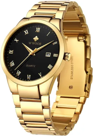 Minimalist Calendar Stainless Steel Military Waterproof Analog Dress term incident understory happily approach Watches MASTOPMen's Quartz Watch Ultra -Thin 