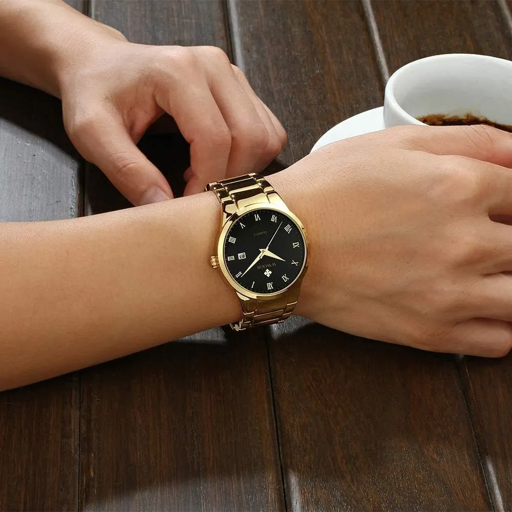 Minimalist Calendar Stainless Steel Military Waterproof Analog Dress term incident understory happily approach Watches MASTOPMen's Quartz Watch Ultra -Thin 