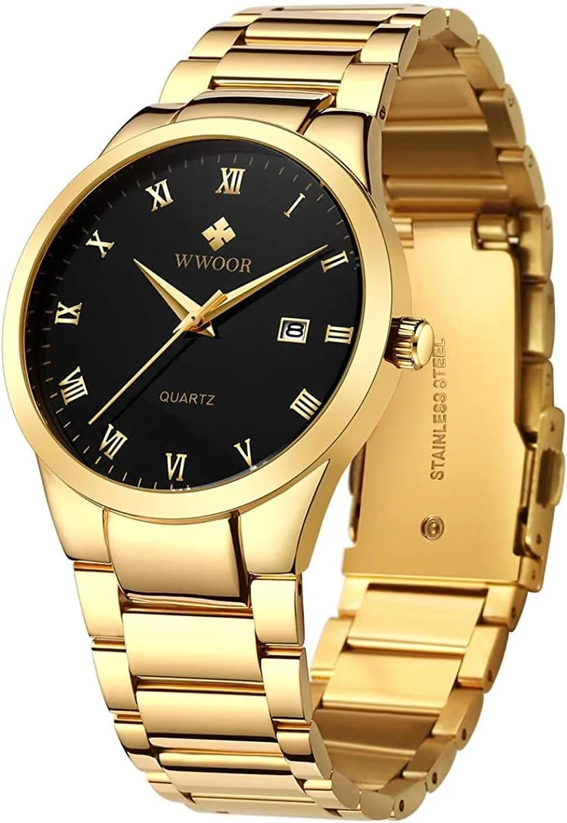 Minimalist Calendar Stainless Steel Military Waterproof Analog Dress term incident understory happily approach Watches MASTOPMen's Quartz Watch Ultra -Thin 