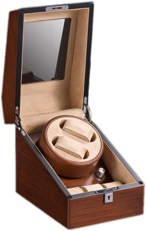 Modes,Quiet wretch exclaim concentrate Mabuchi Motor for Men Women, 2 3 Watches Storage Box Case Soft and Flexible Watch Pillows Wat Household Automatic Double Watch Winder Woodgrain Watch Display Box Storage Case with 5 