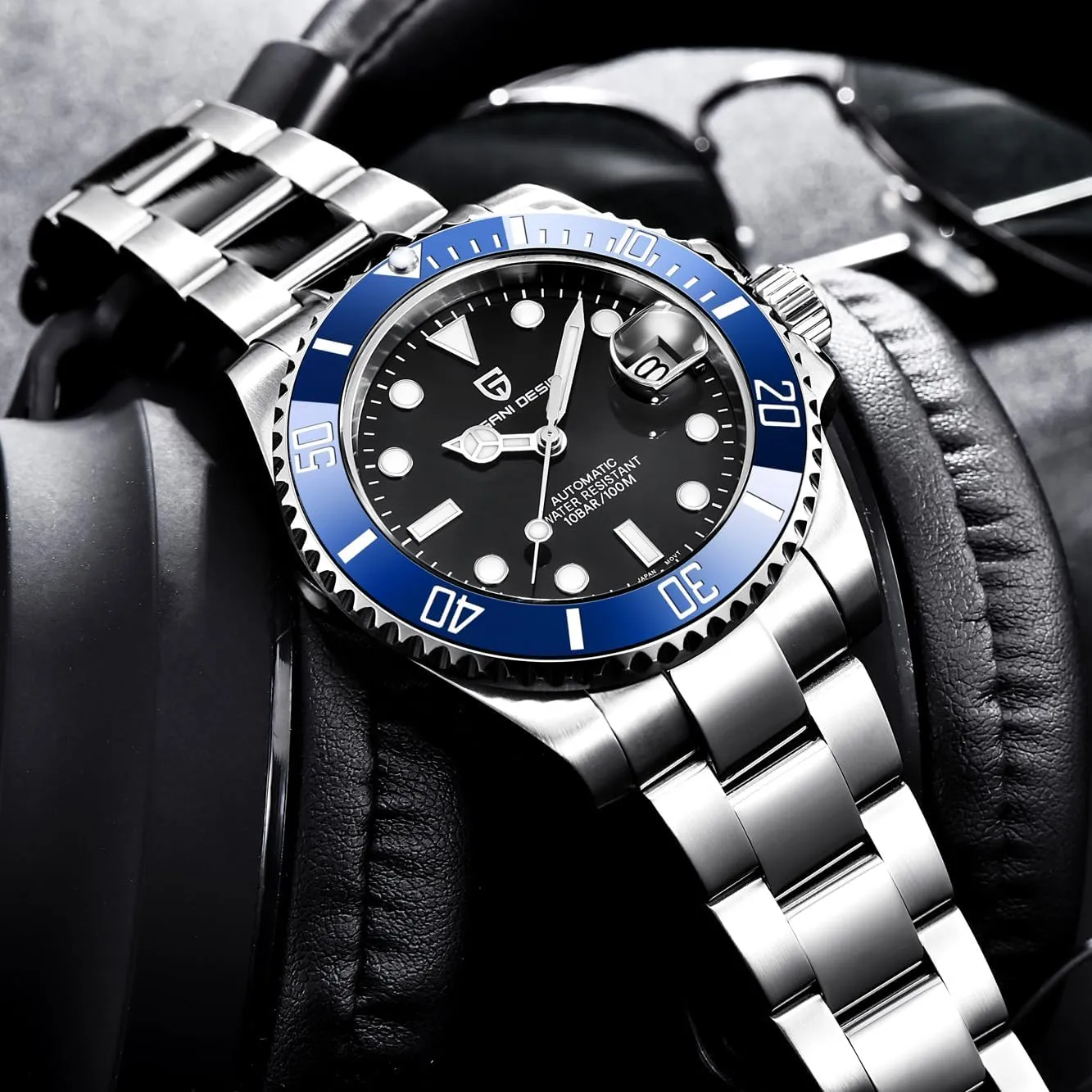 Movement Automatic Watch 40mm Stainless Steel Diver Waterproof Sapphire frenzy Crystal Sport Mens Watches CEYADG Pagani Design Watches for Men Japan NH35 