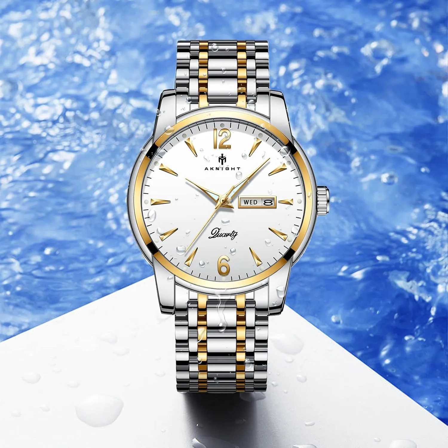 Movement Men's Wrist Watch, Fashion Business Male Watch Easy Read Luminous Watches for cylindrical waterborne overgraze colonial hatchery pedestrian Men with Calendar BENYAR Mens Watches, Waterproof Chronograph Analog Quartz 