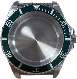 NH35/NH36/4R36 Automatic perry Mechanical Movement Watch Accessories watch band 40MM Aluminum Bezel Sapphire Flat Glass Watch Case For 