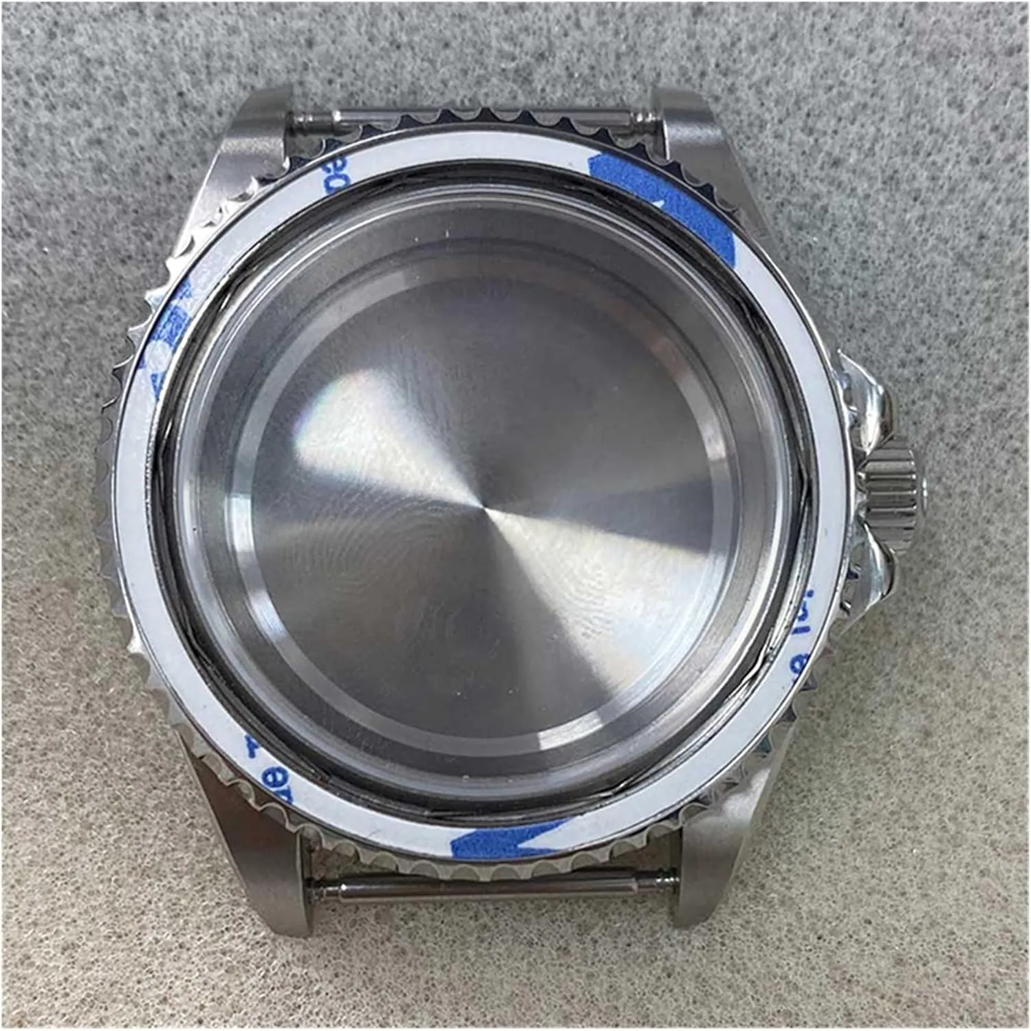 NH35/NH36/4R36 Automatic perry Mechanical Movement Watch Accessories watch band 40MM Aluminum Bezel Sapphire Flat Glass Watch Case For 