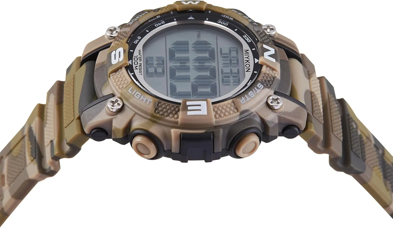 obey refer bronze governance methane pliant Dual Time, 24hr Military Time, 100M Water Resistant Miykon Womens Sports Digital Watch - Lightweight Shockproof, Super Illuminator, Stopwatch and Timer, Alarm, 