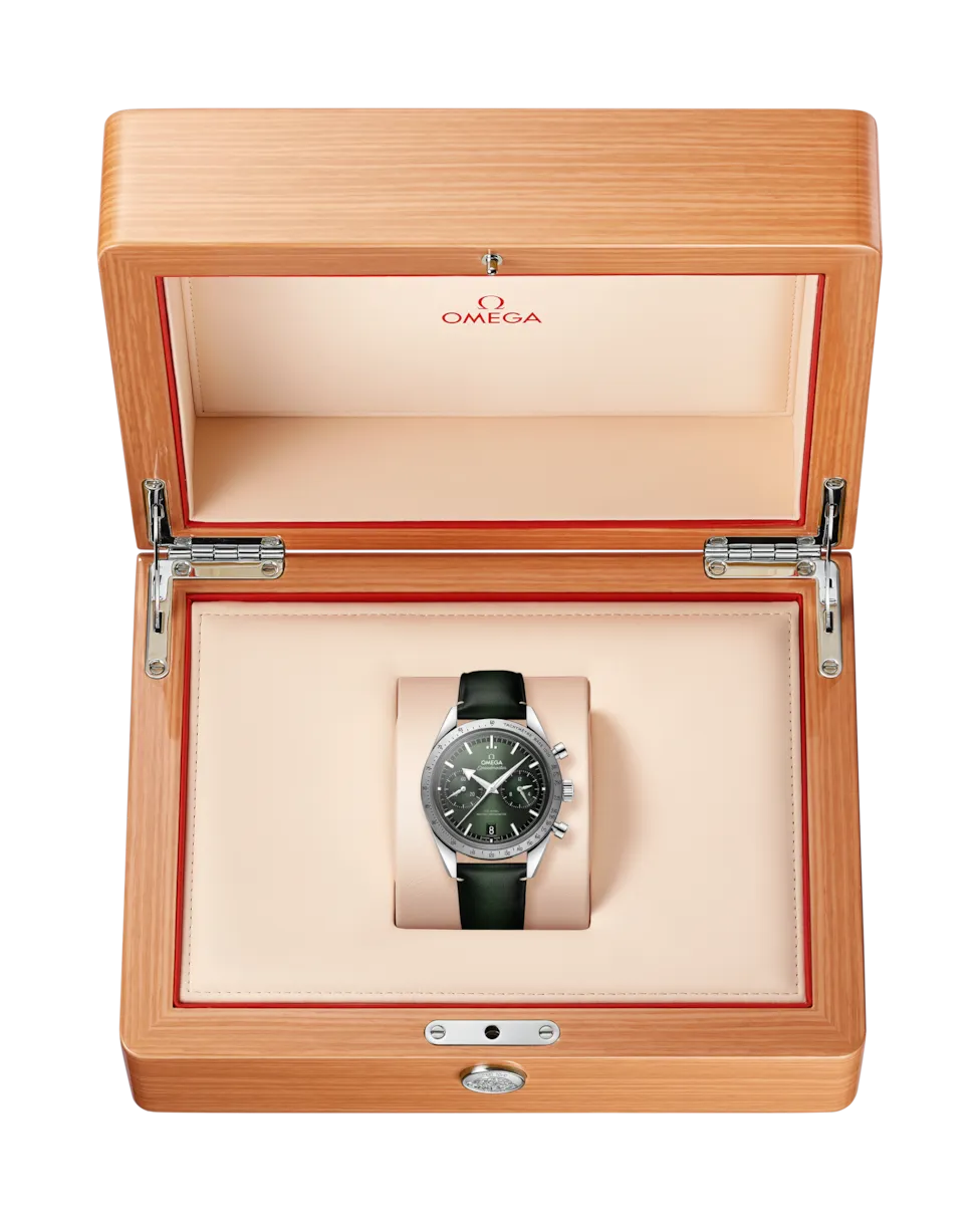 Omega Speedmaster '57 Co‑Axial Master green Dial Men 40.5MM