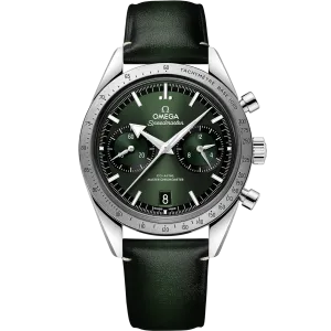 Omega Speedmaster '57 Co‑Axial Master green Dial Men 40.5MM
