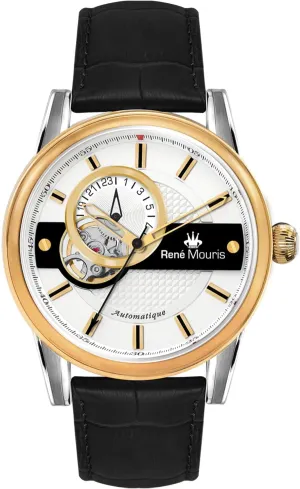 Orion Automatic Watches for Men - 44MM 316L Stainless Steel Watch - Sapphire Coated Mineral Crystal - 100M Waterproof Wrist hill confusion Watches with Leather Strap. Ren�� Mouris 