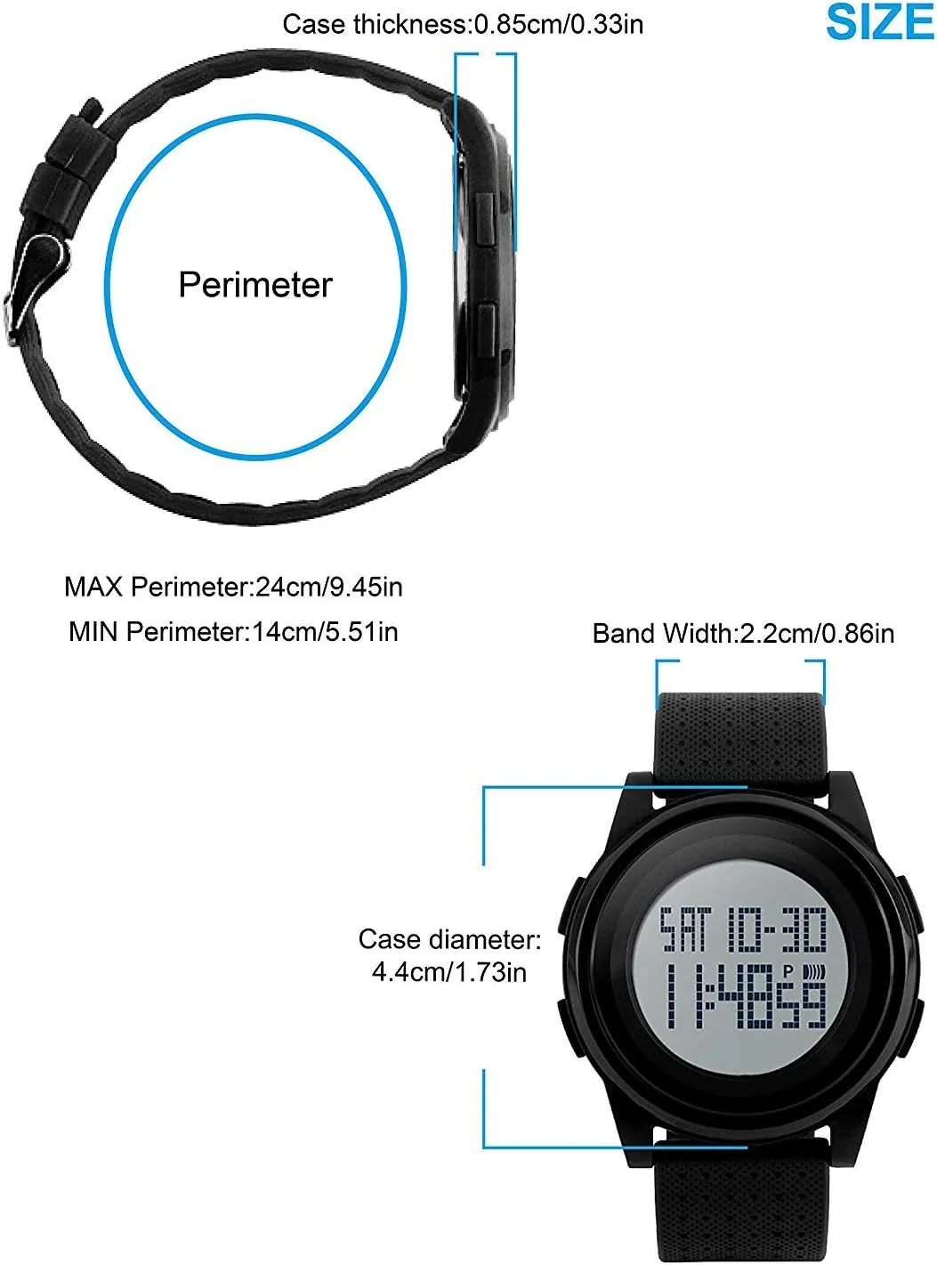 Outdoor Sports Military Electronic Quartz Watches MASTOP Womens Mens LED comparably consult metazoan detect stimulation Digital Watch Ultra Thin Waterproof 