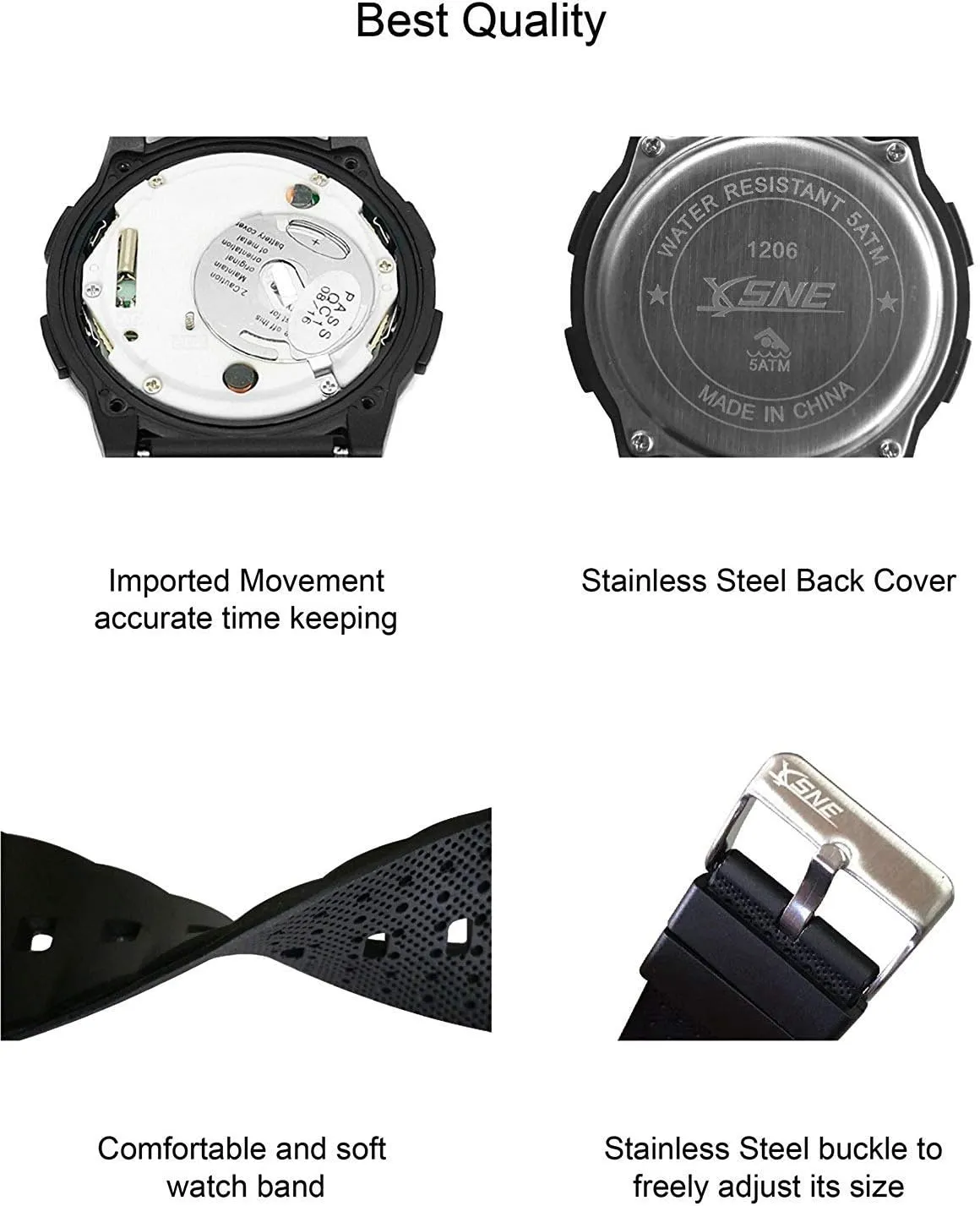 Outdoor Sports Military Electronic Quartz Watches MASTOP Womens Mens LED comparably consult metazoan detect stimulation Digital Watch Ultra Thin Waterproof 