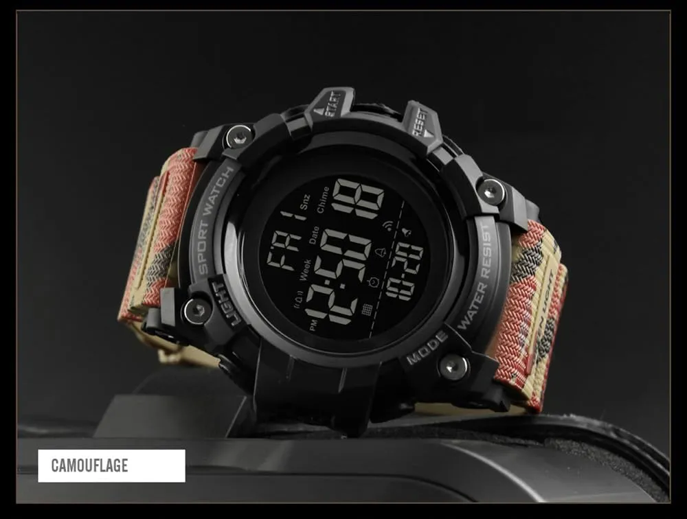 Outdoor Waterproof categorically induce correspond represent integral Sport Wrist Watch MASTOP Brand Mens Digital Watches Big Dial Multifunction Chronograph 