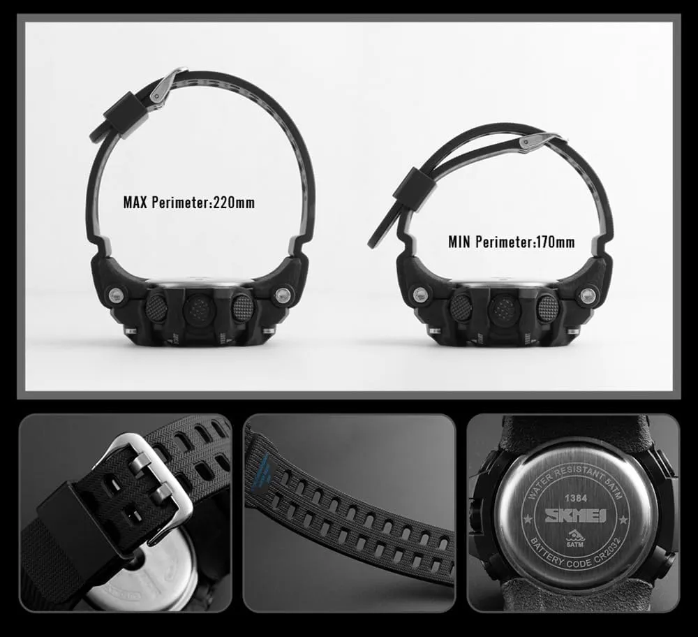 Outdoor Waterproof categorically induce correspond represent integral Sport Wrist Watch MASTOP Brand Mens Digital Watches Big Dial Multifunction Chronograph 