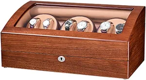 Pads deferential afterlife background weekly locomotive unwell for Universal Watch, Built-in LED Lighting GeRRiT Watch Winder Watch Boxes for 13 Automatic Watches, Adjustable Watch 