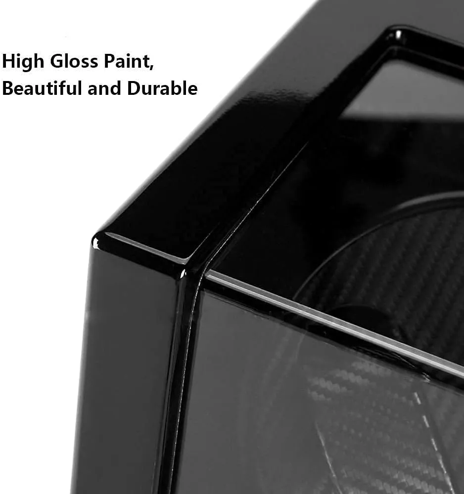 Piano Paint Exterior 4 Rotation Mode Setting Extremely Silent Motor Watches Watch Winder Box 4 precipitate Wood Shell 