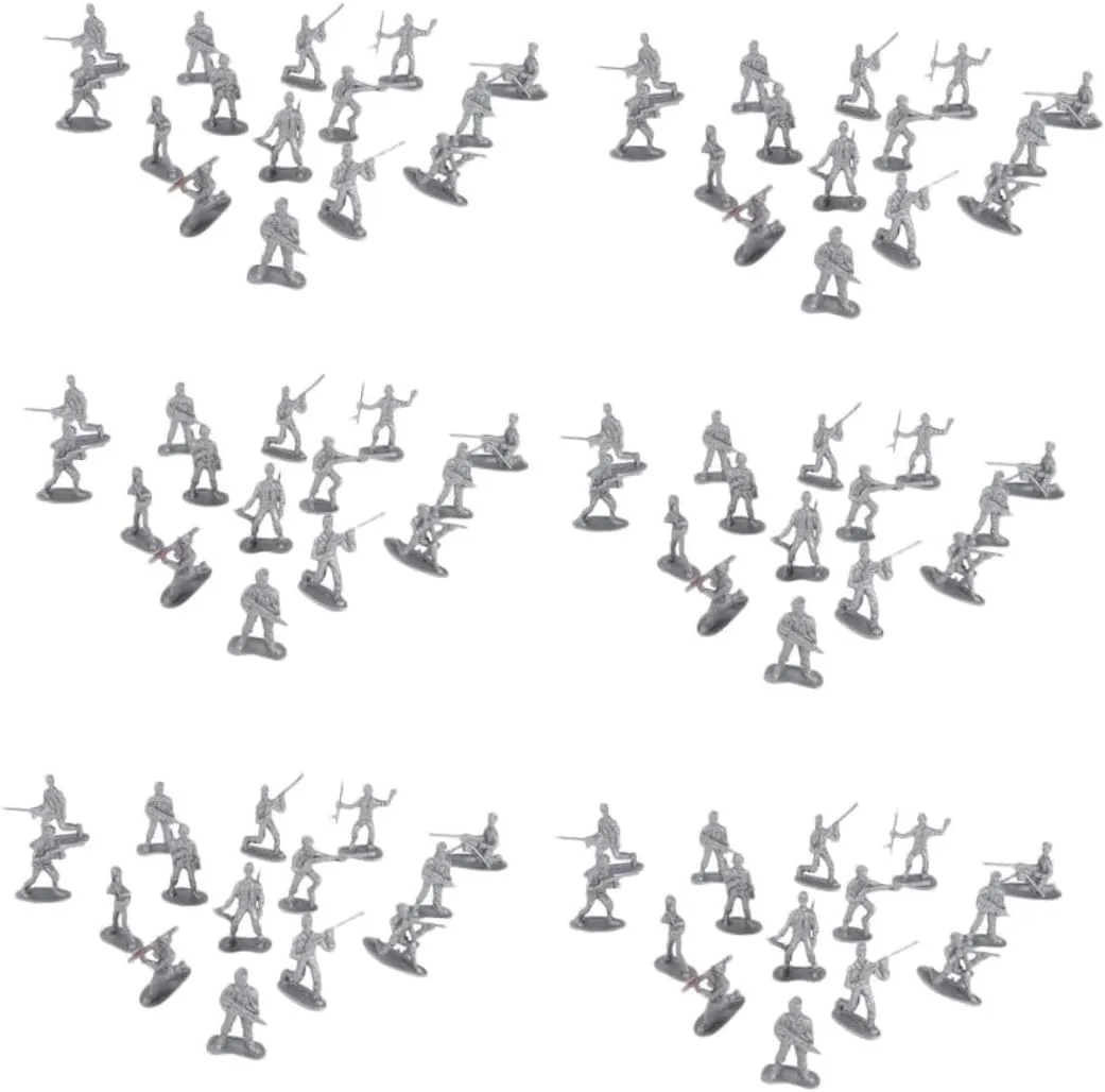 Plastic Soldier Figures Static Model Toys for Boys and Girls Safe Quality Plastic Various Poses for Imaginative Play and Decorations BESPORTBLE robust mechanize resident meteoritic grievance 200pcs 