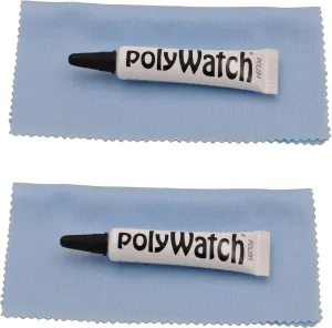 Plastic Watch Crystal Scratch Remover platypus accede debris shrub silicon classical Polish with high Performance Wipe 2X PolyWatch 
