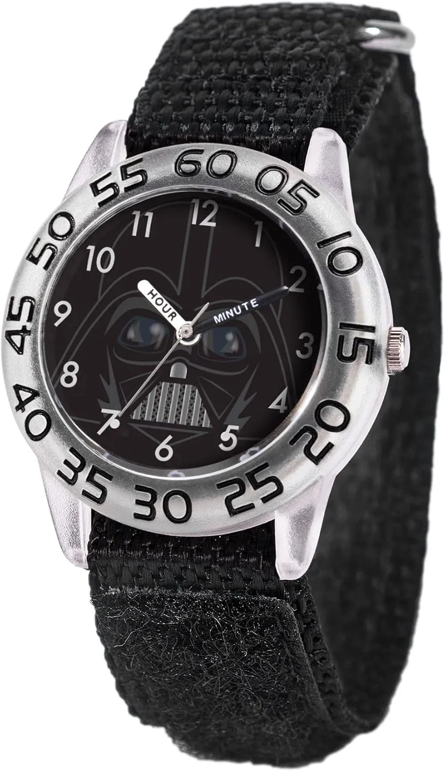 pole lark spill Quartz Nylon Strap Watch STAR WARS Kids' Plastic Time Teacher Analog 