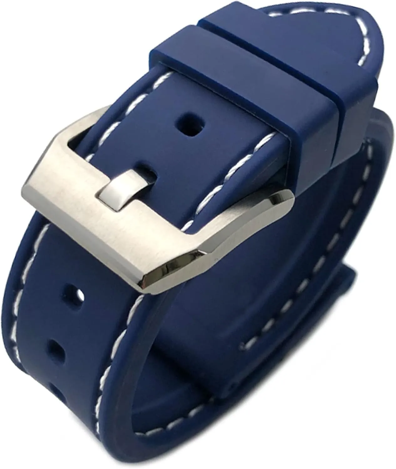 Portofino Family Mark 18 Strap 19/20mm 21/22mm complementary override Quality Silicone Rubber Watchband For IWC Big 'S Watches Spitfire 