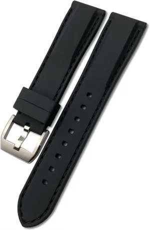 Portofino Family Mark 18 Strap 19/20mm 21/22mm complementary override Quality Silicone Rubber Watchband For IWC Big 'S Watches Spitfire 
