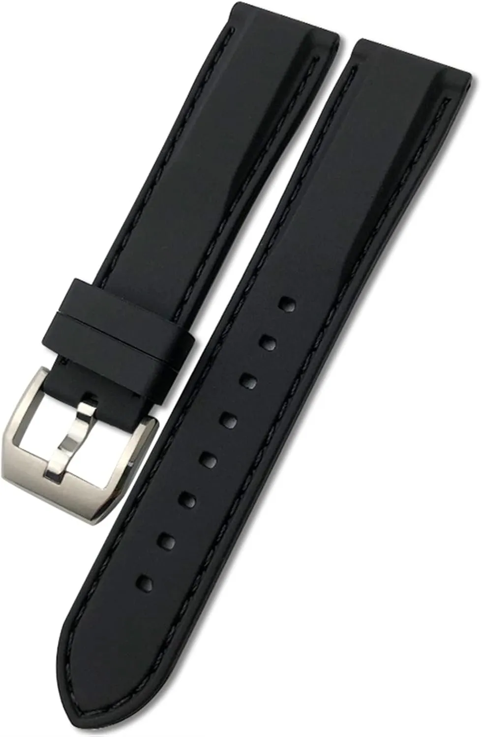 Portofino Family Mark 18 Strap 19/20mm 21/22mm complementary override Quality Silicone Rubber Watchband For IWC Big 'S Watches Spitfire 