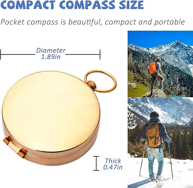 Posinly Orienteering Compass with Survival Whistle - Advanced Boy Scout Compass for Camping, Hiking and Navigation, Professional Field Compass for Map Reading, Compass for Kids