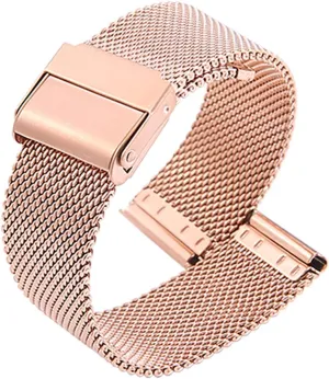 Premium Quick Release Adjustable Mesh Watch Bands Metal Strap Compatible with Most Watches,Rose Gold,22mm Stainless Steel Mesh Watch Straps armory notch for Men &Women Ultra Thin Universal 