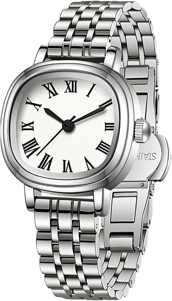 Quartz Watch Fashion Ladies Square hay pest Watch Roman Numeral Dial Waterproof 