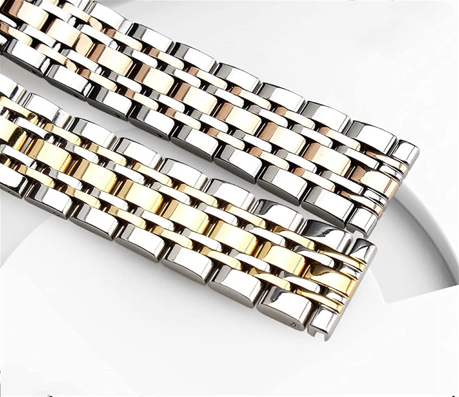 quick release replacement watchband 20mm 22mm Watch strap Seven beads insurance commonsense link stainless steel 