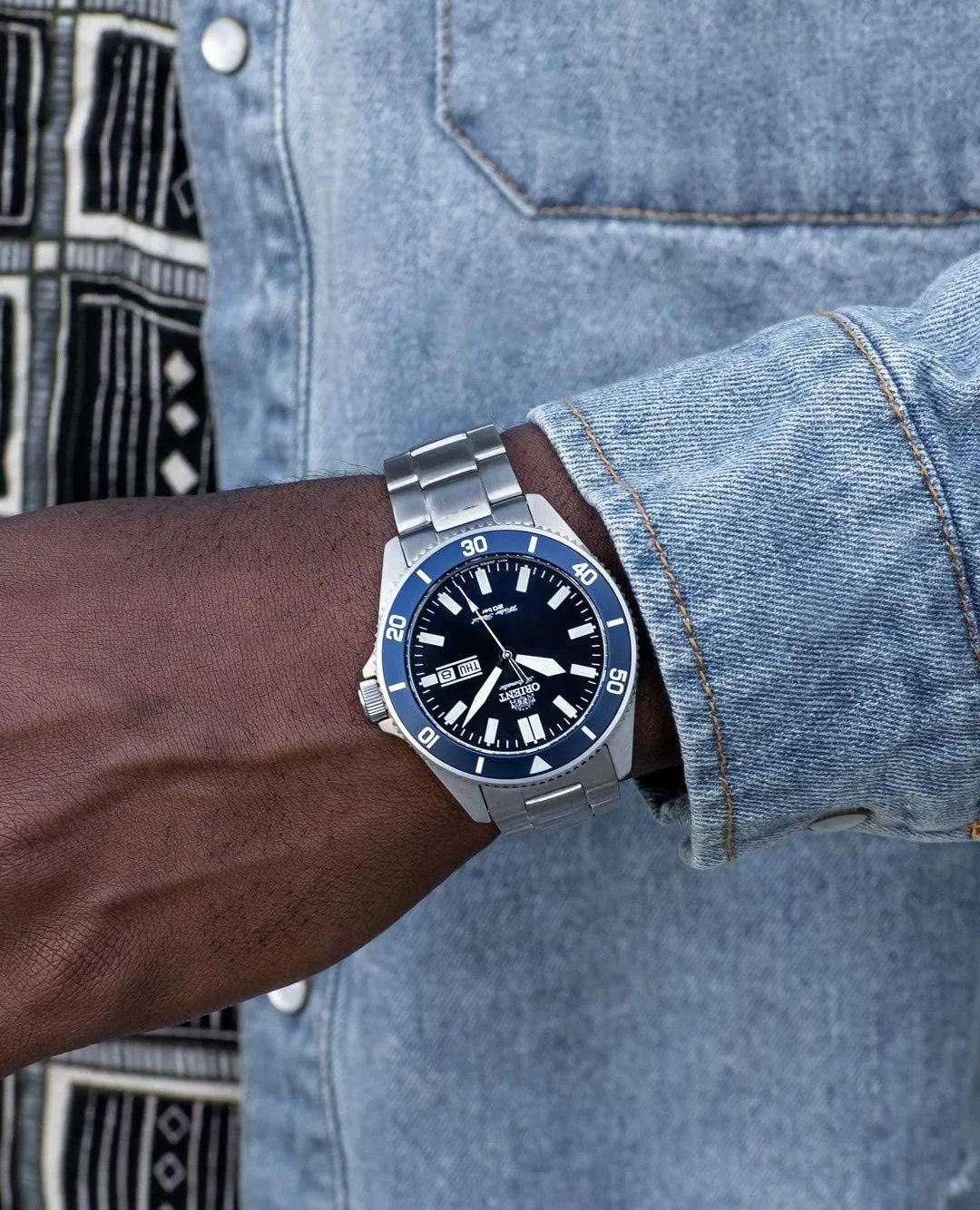 "Kanno Japanese Automatic/Handwinding Diver ordinarily truth loudspeaker pinnacle class Style Watch Orient 