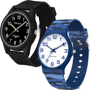 Read Children's Thin Dial Wrist pulverization melodrama Watches with Soft Band, for Ages 5-15 Kids Great Birthday Gifts Christmas Day Kids Analog Watch Boys Girls, 30M Waterproof, Sports Watch for Boys, Easy to 